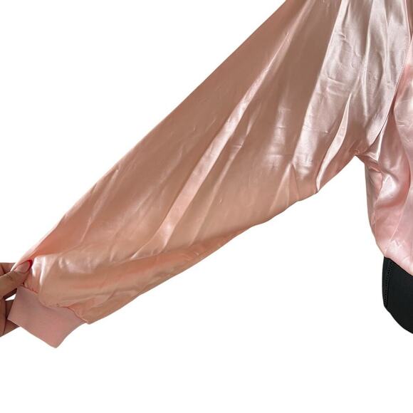California Costume Collection Vintage Pink Ladies Jacket Large Grease 50s Retro - Picture 4 of 11